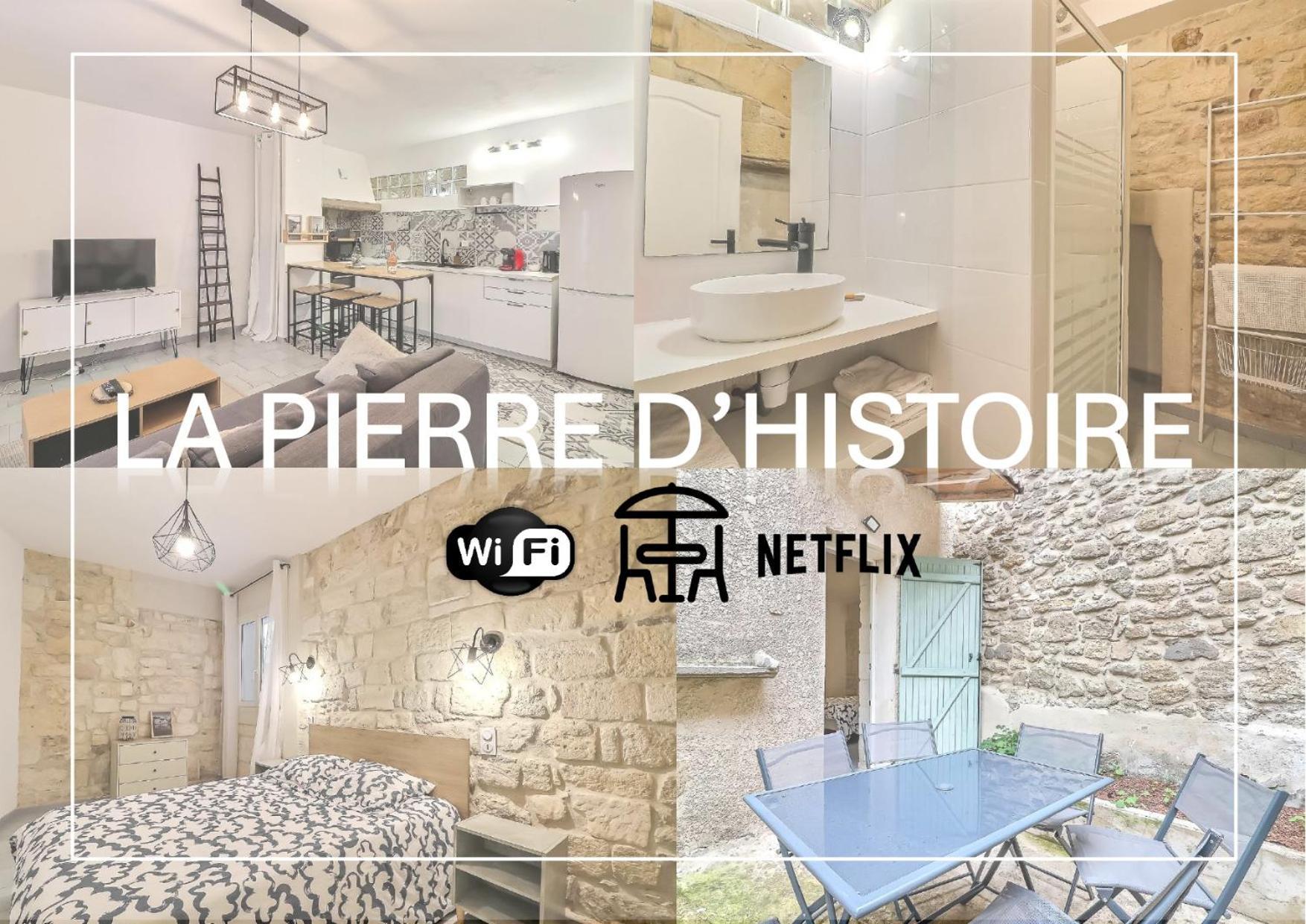 Apartament Hyper Centre Terrasse Wifi La Pierre D'Histoire Beaucaire  Zewnętrze zdjęcie